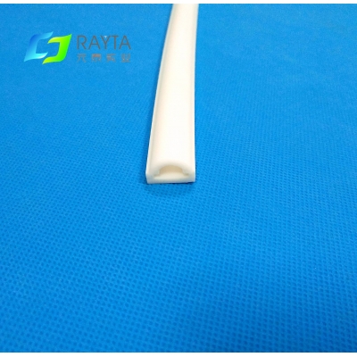 12寬乳白色半圓內凸硅膠管